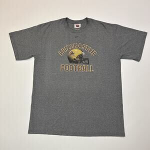 Vtg Arizona State Sun Devils Shirt Men Large Nike Center Swoosh College Football